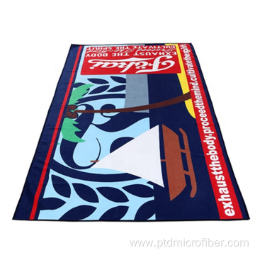 Sublimation printing microfiber waffle beach towel